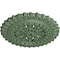 Ekena Millwork Sellek Ceiling Medallion (Fits Canopies up to 1 1/8"), 18 1/2"OD x 7/8"ID x 1 1/2"P, Athenian Green CM18SKAGF - alternate 3